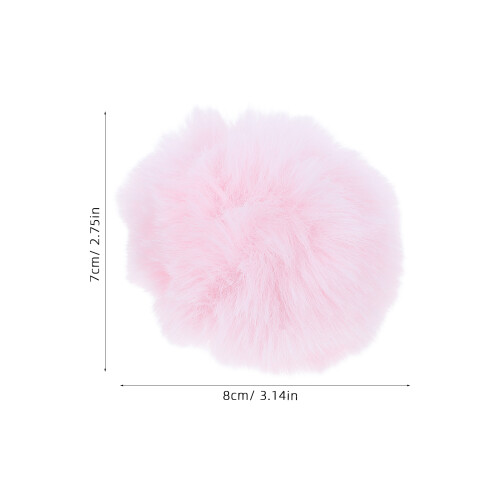 Coelho Plush Cauda PomPom Kawaii Capacete Decorativo Para 1