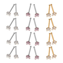 24Pcs Näspiercingar Studar Näsringar För Kvinnor