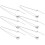 6 Pcs Legering Halspendel Diskoklotthalskedja Mode Halsband 1