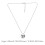 6 Pcs Legering Halspendel Diskoklotthalskedja Mode Halsband 2