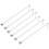 6 Pcs Legering Halspendel Diskoklotthalskedja Mode Halsband 9