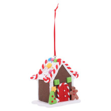 1Stk Weihnachtshaus Anhänger Aus Polymer Ton Xmas