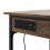 Living And Home 102.5cm Tall Bar Table with Charging Station, Brown 5