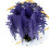 Wisteria 3D Hälsokort Blommor 2