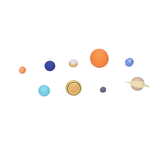 Solar System Model 9pcs with Durable Material Educational Science Toy for Kids