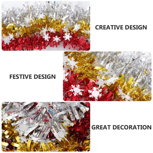 3Pcs Multicolor Plastic Ceremony Ribbons Decorative Garland Props 1