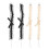 1 Set 4Pcs Falbala Halsband Slipslaga Beige 5
