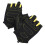1Pair Black Half-Finger Riding Gloves Silicone Breathable Grip 1