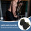 1Pair Black Half-Finger Riding Gloves Silicone Breathable Grip 10