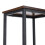 Living And Home 3-Piece Bar Table Set with Two Bar Stools 5