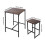 Living And Home 3-Piece Bar Table Set with Two Bar Stools 6