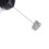 Handgehaltenes Edelstahl-Elektro-Milchschaumgerät Schwarz 21,5 cm, 13000 U/min 3