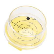 Solar Panel Angle Gauge ABS 4.2cm Diameter Yellow Level Tool