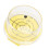 Solar Panel Angle Gauge ABS 4.2cm Diameter Yellow Level Tool 1