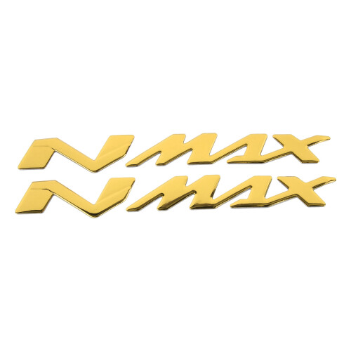Coppia di adesivi con emblema 3D per NMAX155cc, gialli 1