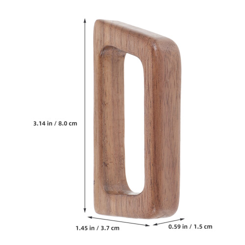 2Stk Holzgriffe Für Glaskaffeetasse, Ergonomischer Ersatz 1