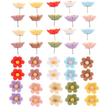 30Stk Blumen Stecknadeln Aus Harz Für Pinnwand Büro Zuhause Schule Diy