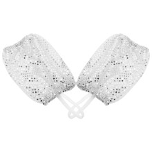 Paar Glitzernde Pailletten Beinwärmer Für Tanz, Rave, Disco, Bühne