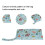 Baby-Reise-Windeltasche Cartoon-Tiermuster Windel-Organizer #22 9