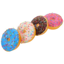 4Stk Fake Donut – Künstliche Deko Für Ausstellung Und Fotografie