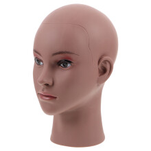 Mannequin Kopf Weiblich Kahl PVC Für Perücken Styling Friseur Make-Up