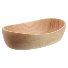 Wood Boat Servierplatte Für Nüsse Snacks Mit Rustikaler Holzoptik