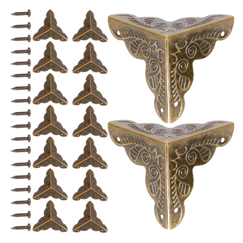 35Pièces Protège-Angles En Acier Café Antique Pour Décoration