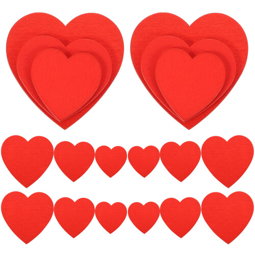 60 Stuks Hartplakjes Liefde Uitgesneden Hangend Decor