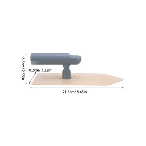 Plastic Afwerpspatel Met Handvat Voor Gips En Effenen 1