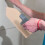Plastic Afwerpspatel Met Handvat Voor Gips En Effenen 6