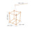1 Set Diy Lantaarn Frame Met Stokken En Staafjes 2