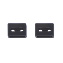 4St Silikon Ersatz Armband Für 16mm Schwarz