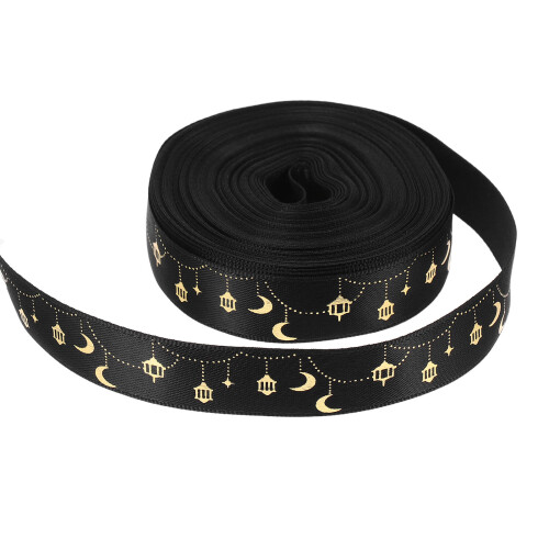1 Rolle Ramadan Band Eid Mubarak Polyester 10 Yard