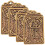 4 Stuks Messing Konijn Sleutelhanger Decoratieve Labels 2