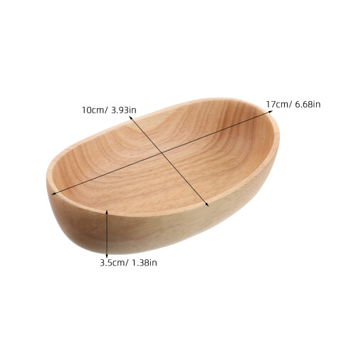 Wood Boat Tabla Madera Mano Para Y Nueces 1