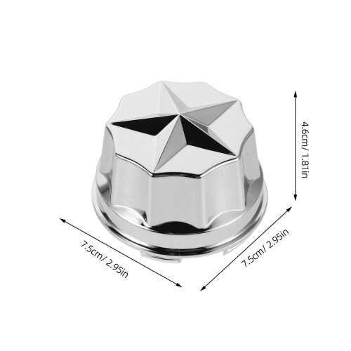 5 Piezas Tapas De Tuerca , Protector Tornillo Cubo 42 Mm 1