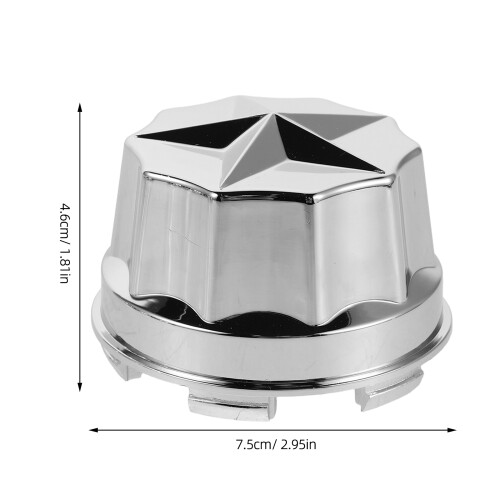 5 Piezas Tapas De Tuerca , Protector Tornillo Cubo 42 Mm 2