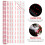Folded Cellophanfolie 3 Mil , Rot Muster, Rolle 3000x80cm 5