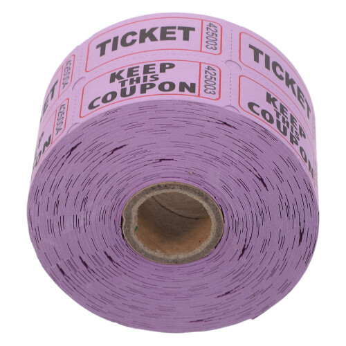1000 Raffle Tickets Doppelrolle Mit Nummerierung