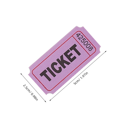1000 Raffle Tickets Doppelrolle Mit Nummerierung 2