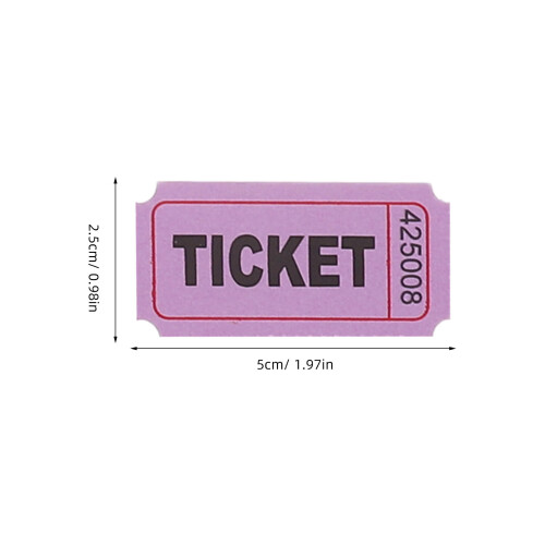 1000 Raffle Tickets Doppelrolle Mit Nummerierung 1