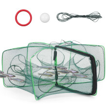 Fish Trap: Roja Plegable 6 para Camarones Y Peces