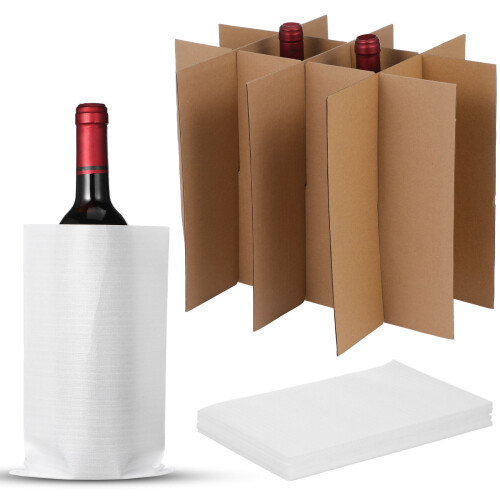 Lot De Séparateurs En Carton Pour Avec Insertions Et Sacs Mousse