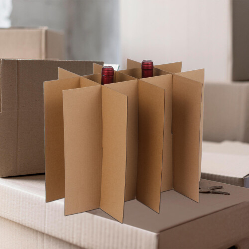 Lot De Séparateurs En Carton Pour Avec Insertions Et Sacs Mousse 1