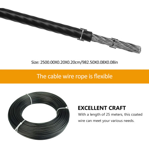 Acero Inoxidable 25 M Para Atar Ropa Y Valla 1