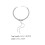 1 St Halsband, Klamfästes Smycke Present För (Silver) 6
