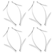 8 Pièces Glissière De Porte D'Armoire Inférieure - Guide De Sol