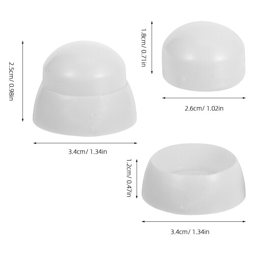 10 Unidades Plástico Para Tuercas M8/M10 – Protectores Tornillo 2