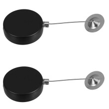 2 Unidades Cerradura Cable Retráctil Antirrobo Exterior