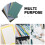 24 Pièces A6 Quadrillé Double Face Pour Scrapbooking 9
